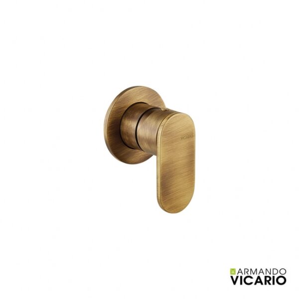 Μικτης Εντοιχισμου 1 Εξοδου Slim Armando Vicario Antique Brass - Image 1