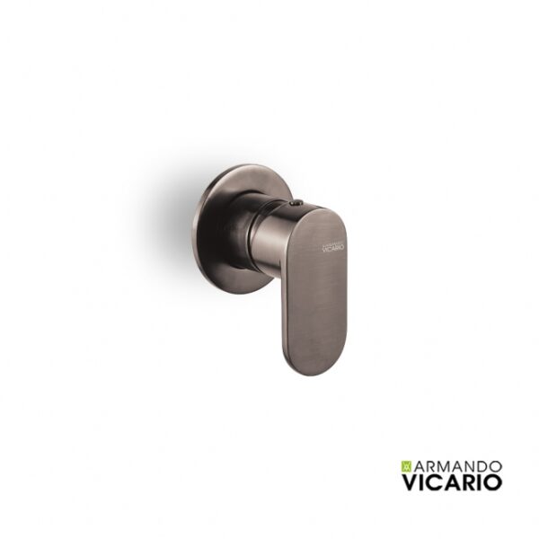 Μικτης Εντοιχισμου 1 Εξοδου Slim Armando Vicario Black Brushed - Image 1