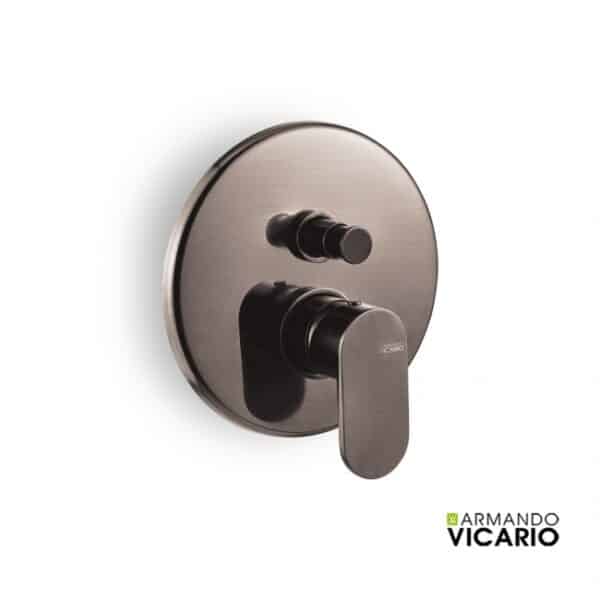 Μικτης Εντοιχισμου Με Εκτροπεα Slim Armando Vicario Black Brushed - Image 1