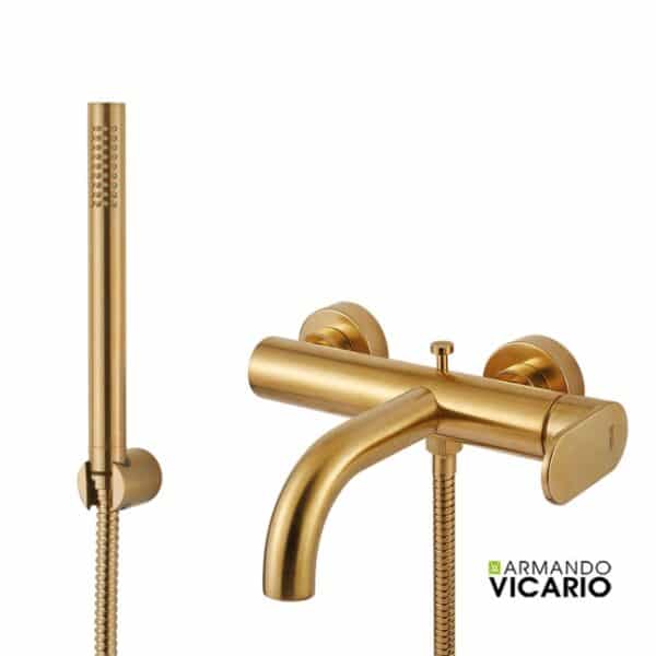 Μπαταρια Λουτρου Slim Armando Vicario Brushed Gold - Image 1