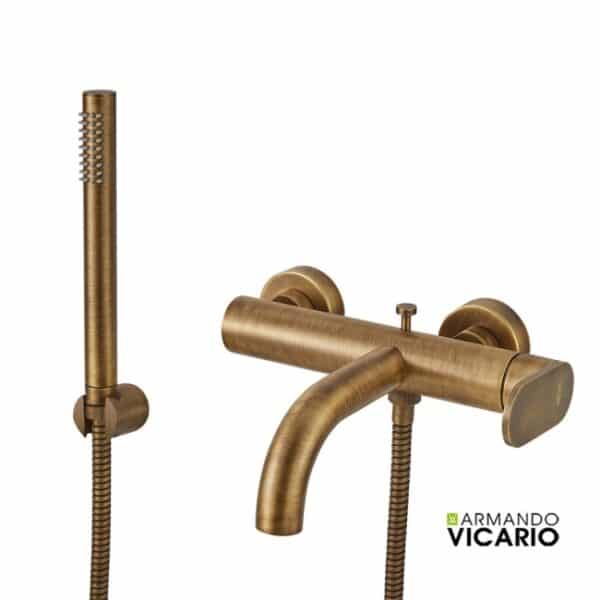 Μπαταρια Λουτρου Slim Armando Vicario Antique Brass - Image 1