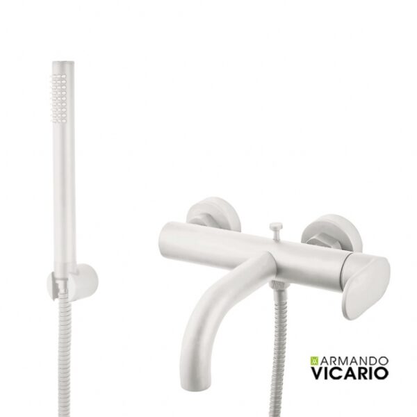 Μπαταρια Λουτρου Slim Armando Vicario White Matt - Image 1