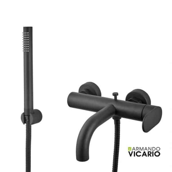 Μπαταρια Λουτρου Slim Armando Vicario Black Matt - Image 1