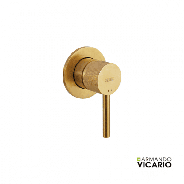 Μικτης Εντοιχισμου 1 Εξοδου Industrial Armando Vicario Brushed Gold - Image 1