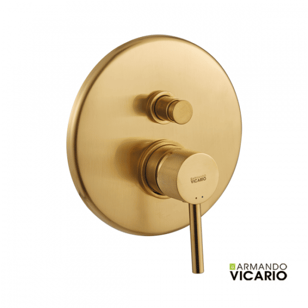 Μικτης Εντοιχισμου Με Εκτροπεα Industrial Armando Vicario Brushed Gold - Image 1