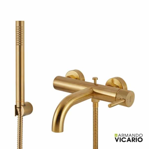 Μπαταρια Λουτρου Industrial Armando Vicario Brushed Gold - Image 1