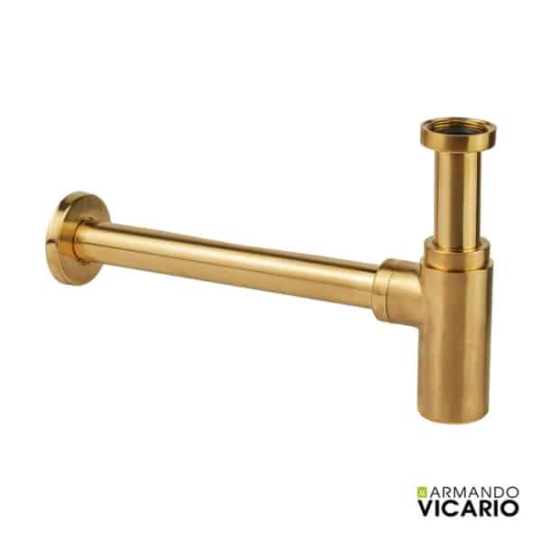 Σιφων Νιπτηρος Minimal Armando Vicario Brushed Gold - Image 1