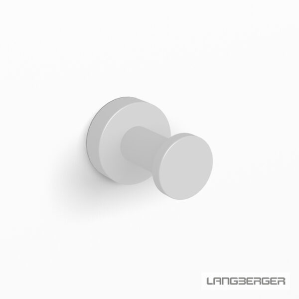 Αγκιστρο Mono 4 Εκ. Langberger White Matt - Image 1