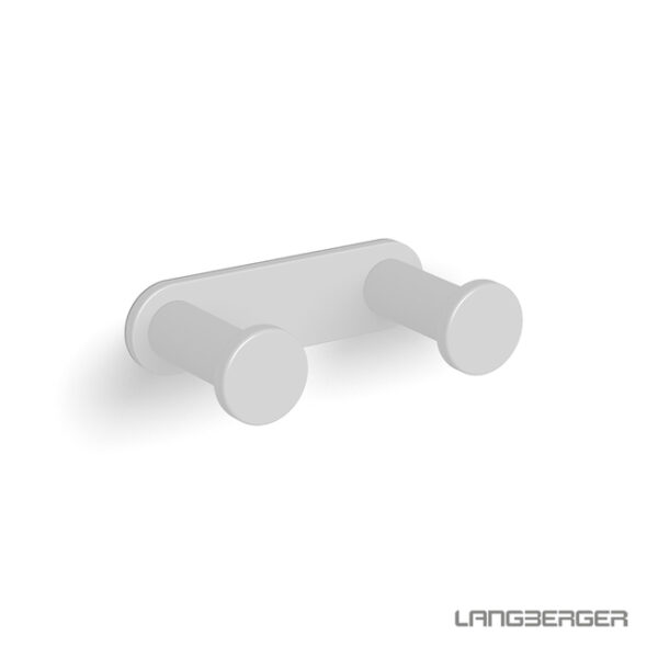 Κρεμαστρα 2 Αγκιστρων Langberger White Matt - Image 1