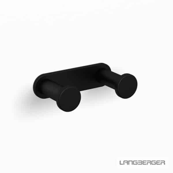 Κρεμαστρα 2 Αγκιστρων Langberger Black Matt - Image 1