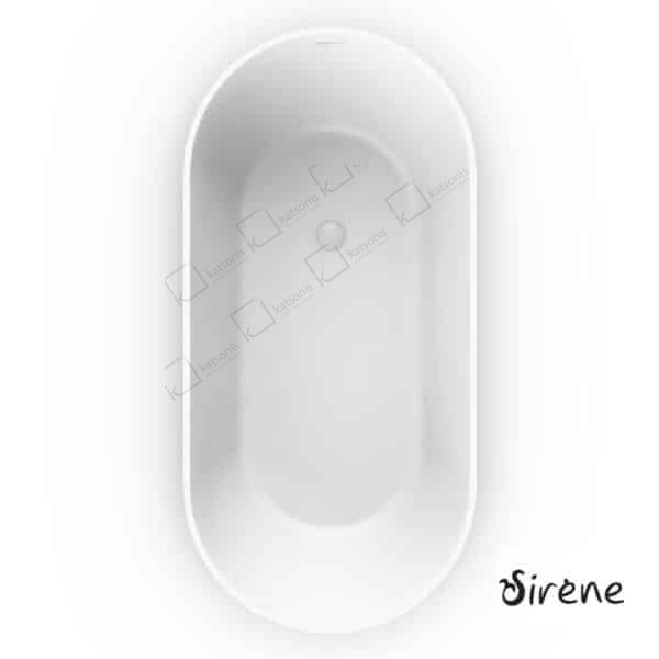 Cusco Μπανιερα Freestd 1550x750 Sirene White Matt - Image 1
