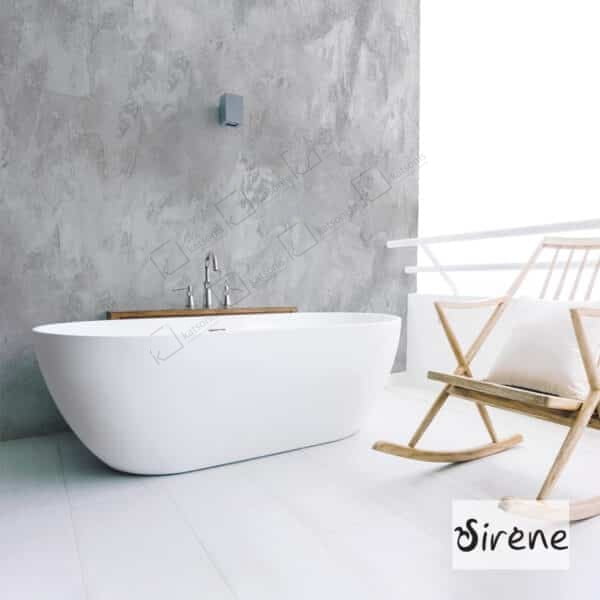 Cusco Μπανιερα Freestd 1650x850 Sirene White Matt - Image 1