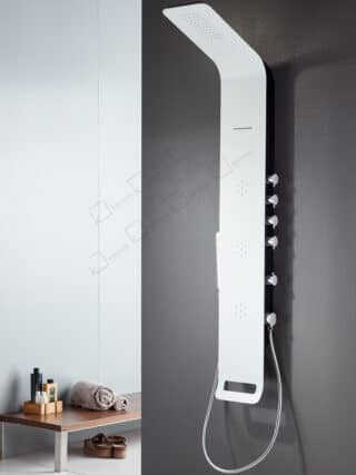 Στηλη Ντουζ Astrea Icos Υψος 140 Εκ. White Matt