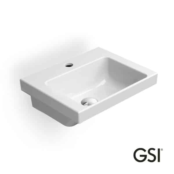 Νιπτηρας Norm 42x34 (1 Οπή) Gsi White - Image 1