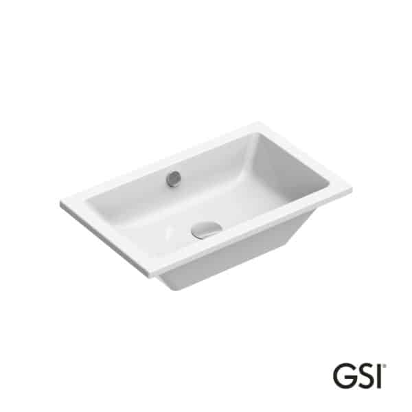 Νιπτηρας Kube 60x37 Gsi White - Image 1