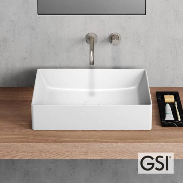 Νιπτηρας Kube-X 60x37 Gsi White - Image 1