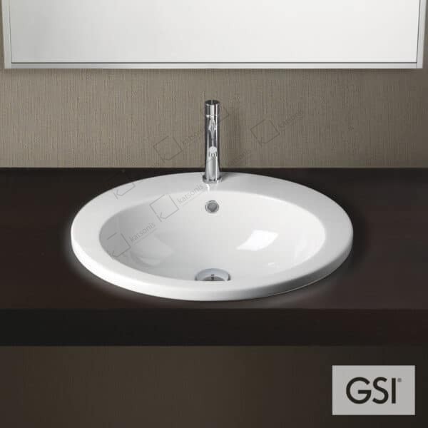 ΝΙΠΤΗΡΑΣ ALISEO 57x47 (1 οπή+2 προχ.) GSI WHITE - Image 1