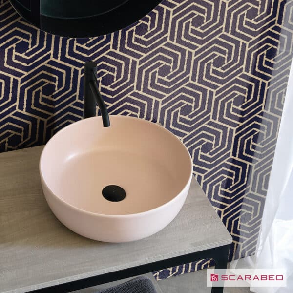 Νιπτηρας Glam Φ39 Scarabeo Antique Pink (Rosa) - Image 1