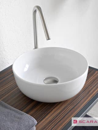 Νιπτηρας Glam Φ33 Scarabeo White