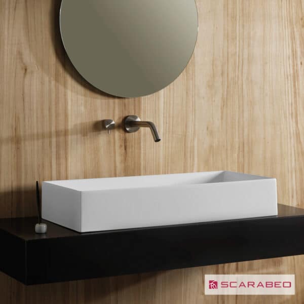 ΝΙΠΤΗΡΑΣ TEOREMA2.0 80x40 SCARABEO PEARL (WHITE MATT) - Image 1