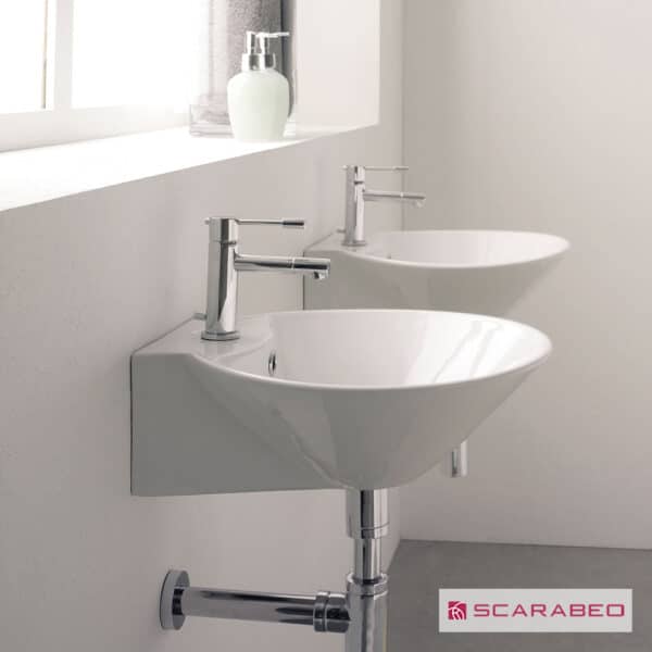 ΝΙΠΤΗΡΑΣ CONO/R 42x43 (1 οπή) SCARABEO WHITE - Image 1