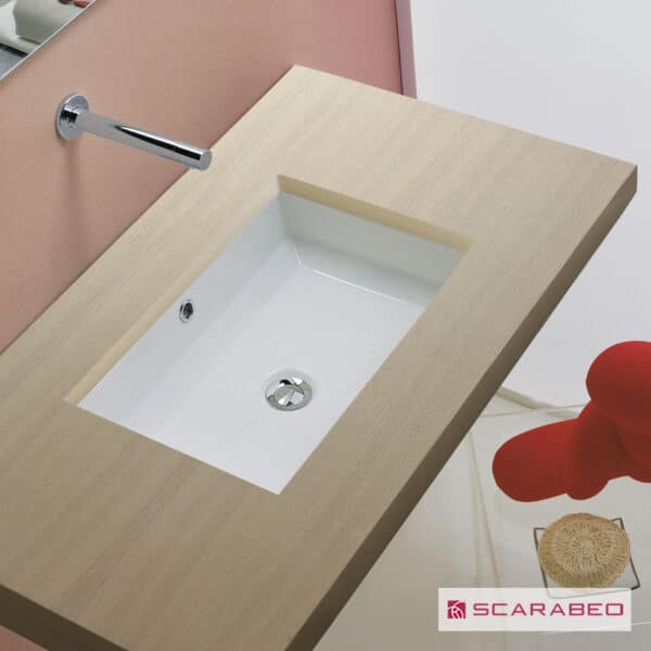 Νιπτηρας Tech 54,5x35,8 Scarabeo White - Image 1
