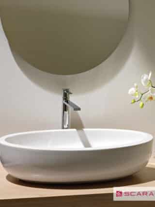 Νιπτηρας Planet 66x38,5 Scarabeo White