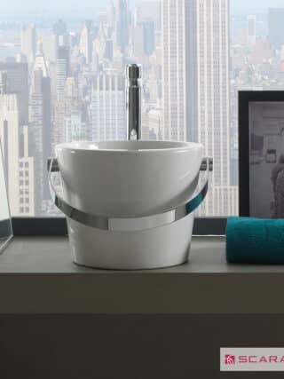 Νιπτηρας Bucket Φ30 Scarabeo White