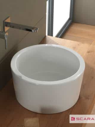 Νιπτηρας Bucket Φ42 H.22 Scarabeo White