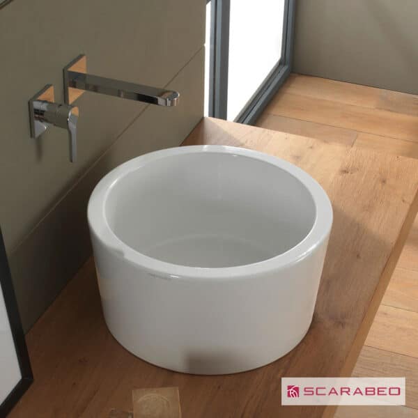 Νιπτηρας Bucket Φ42 H.22 Scarabeo White - Image 1