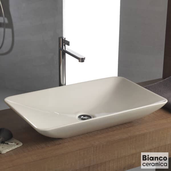 ΝΙΠΤΗΡΑΣ RIO 60x37,7 BIANCO CERAMICA IVORY MATT - Image 1