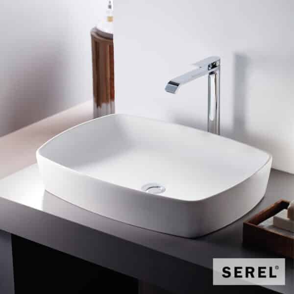 Νιπτηρας 60x44 Serel White Matt - Image 1