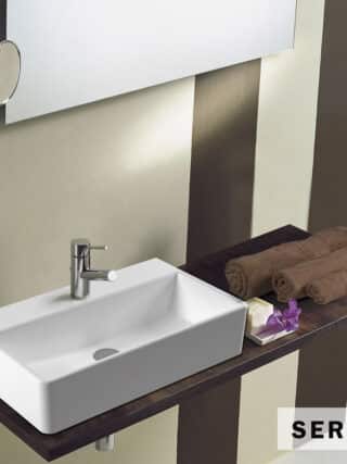 Νιπτηρας Tetra 60x35 (1 Οπή) Serel White