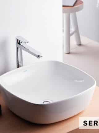 Νιπτηρας 46x46 Serel White