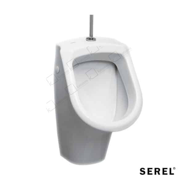 Ουρητηριο Orkide Χωρις Καλυμμα Παροχη Πανω Serel White - Image 1