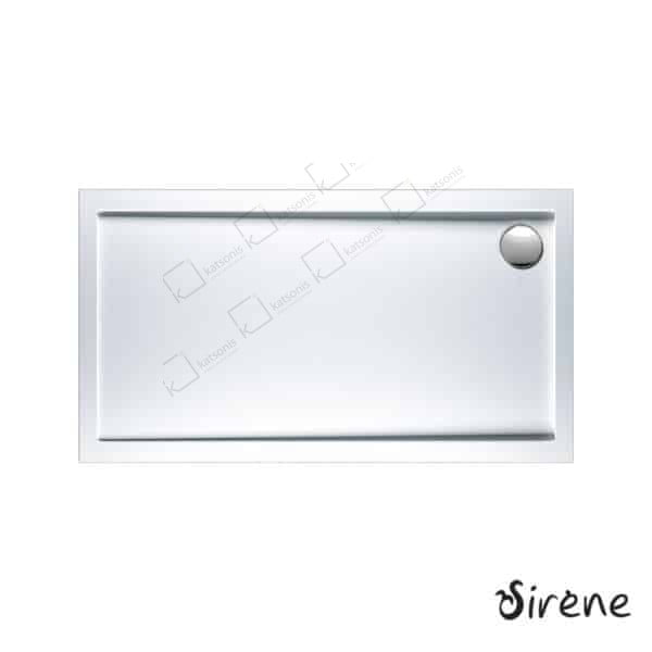 Extra-Flat Ακρυλικη 150x80 White - Image 1