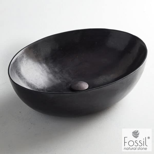 ΝΙΠΤΗΡΑΣ ΜΑΡΜΑΡΙΝΟΣ MALIN 55x41 H.16 FOSSIL BLACK - Image 1