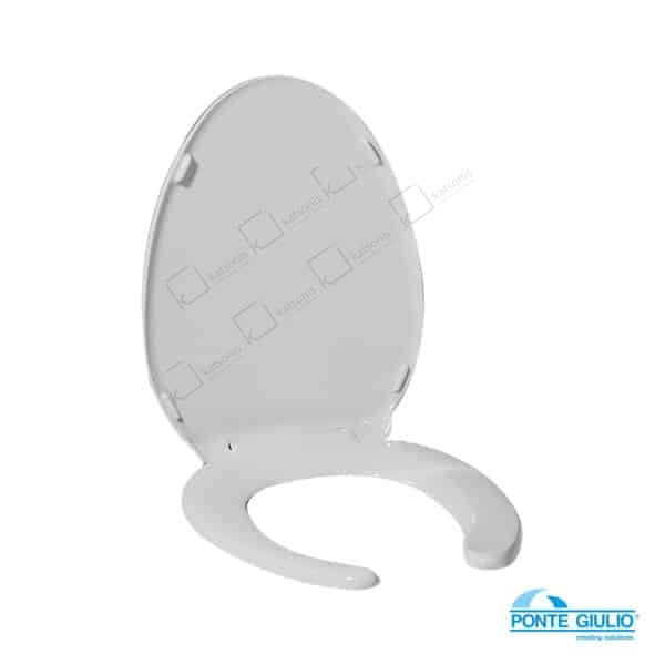 Καθισμα Με Καλυμμα Κρεμαστη Λεκανη 130 Series Αμεα White - Image 1