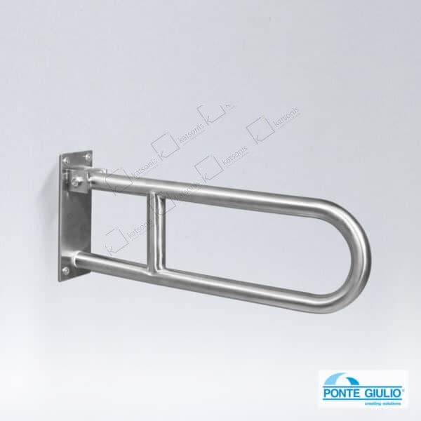 Μπαρα Τοιχου Ανακλινομενη 80 Cm Amea Inox Mat - Image 1