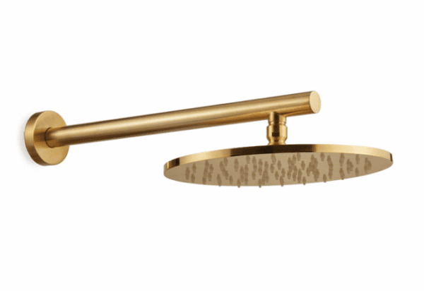 Κεφαλή Ντους BRASS Φ25εκ. με μπράτσο τοίχου - Image 1
