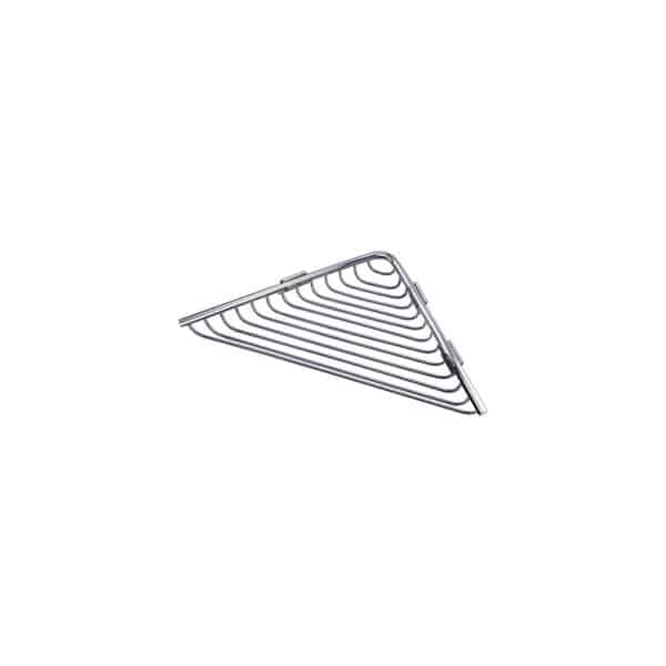 Καλάθι γωνιακό σχαρωτό RETI 9636 Χρωμέ KARAG 21x21x3cm - Image 1