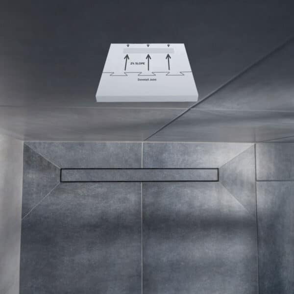 Σιφόνι δαπέδου με μόνωση Confluo BOARD KARAG 120x120cm - Image 1