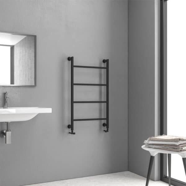Θερμαντικό σώμα μπάνιου Black Matt DESIGN 6 900 KARAG 9,3x56x90cm - Image 1