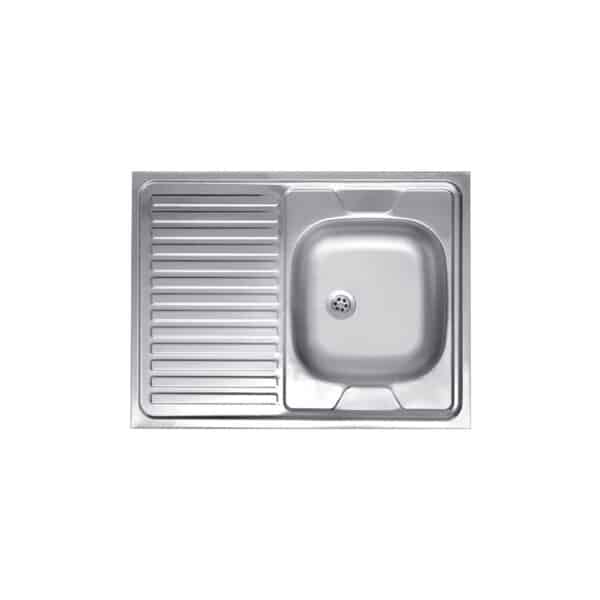 Νεροχύτης κουζίνας σαγρέ DR60/80LTS.H FERRO 80x60cm - Image 1