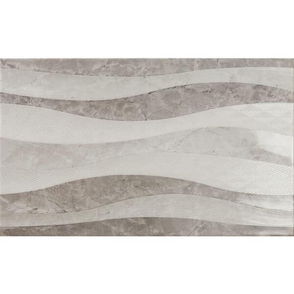 Πλακάκι Décor ELEGANZA Waves Marengo KARAG 33,3x55cm - Image 1