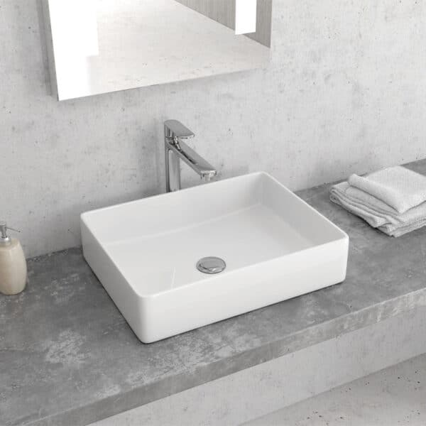 Νιπτήρας επικαθήμενος LT 2178-S KARAG 47x36x11cm - Image 1