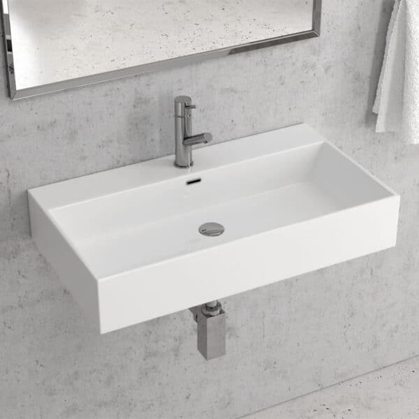 Νιπτήρας αναρτώμενος LT 2200 KARAG 75,5x42x14cm - Image 1