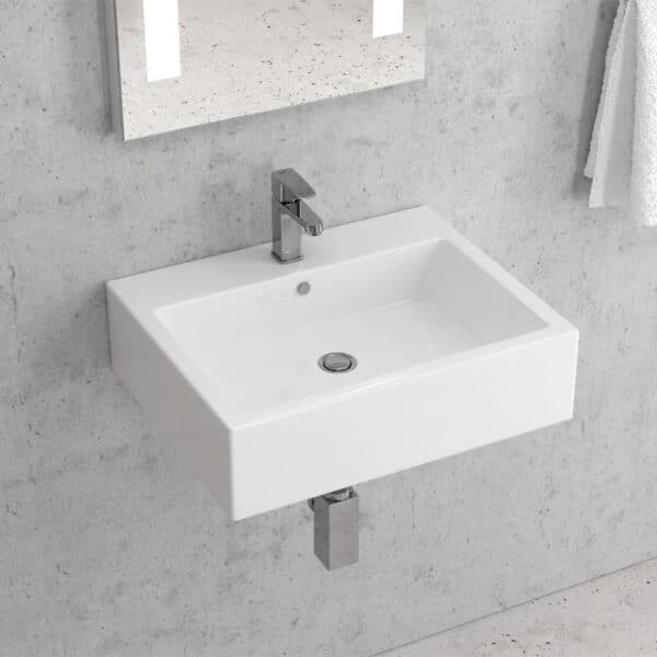 Νιπτήρας αναρτώμενος LT 5027 KARAG 56x45x15,5cm - Image 1