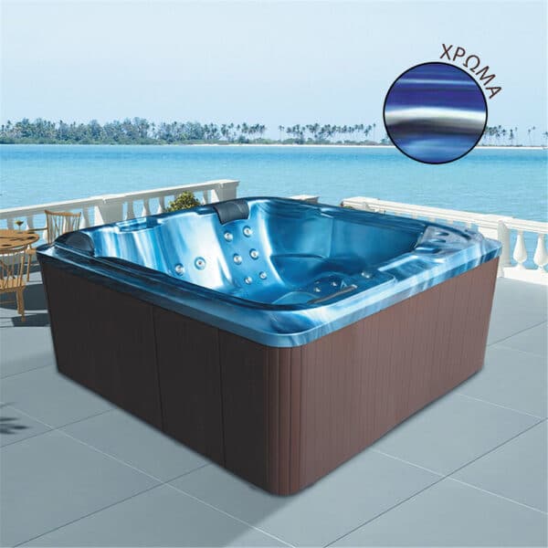 Σύστημα τζακούζι SPA εξωτερικού χώρου Blue M-3362 KARAG 220x210x90cm - Image 1
