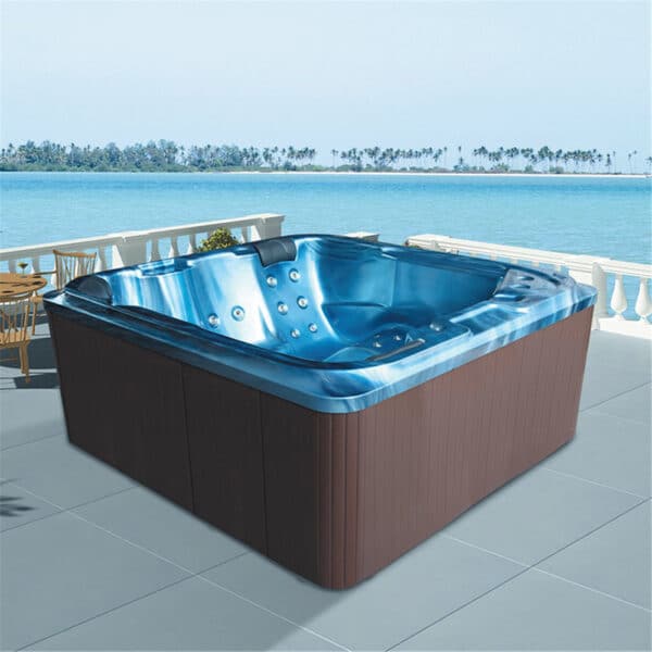 Σύστημα τζακούζι SPA εξωτερικού χώρου Seablue M-3362 KARAG 220x210x90cm - Image 1